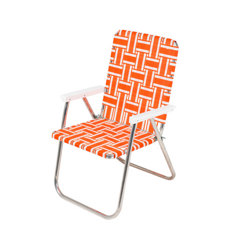 【LAWN CHAIR】ORANGE AND WHITE STRIPE CLASSIC CHAIR pre-order