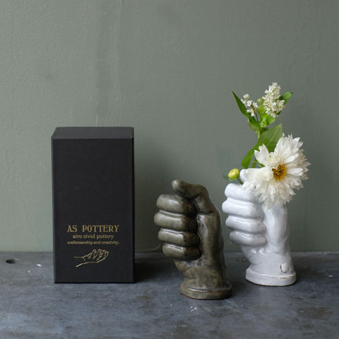 small hand pottery vase