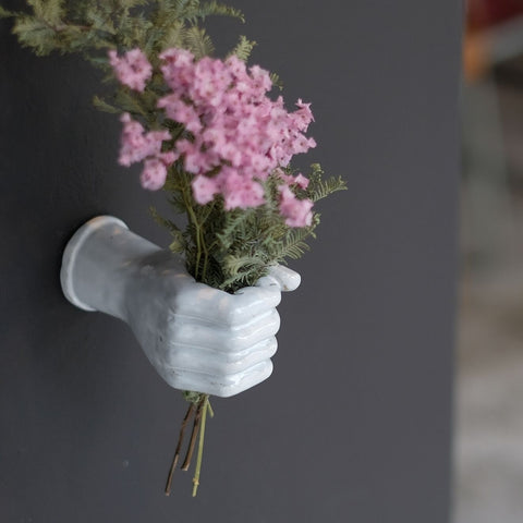 小手陶瓷花器(壁掛式)