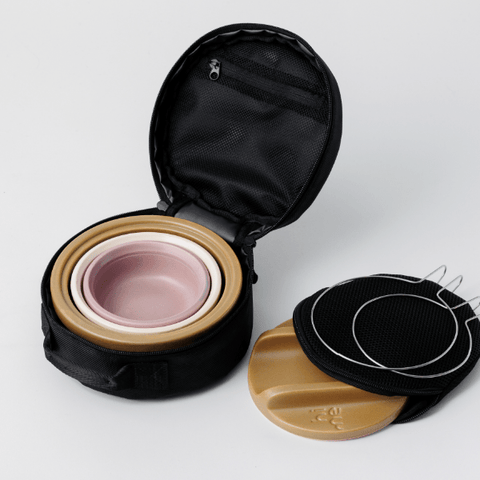 【hime】DONABE SKILLET Solo small earthen pot special storage bag single purchase