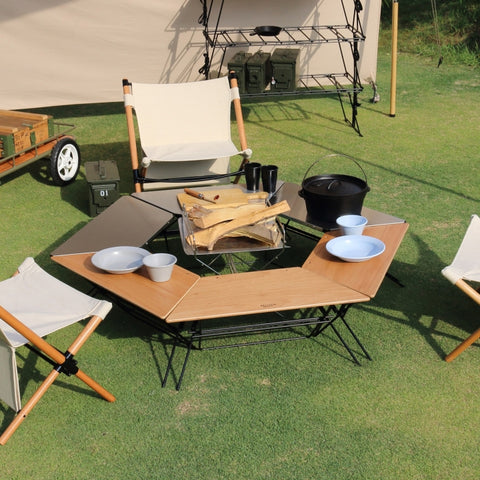 【HangOut】Arch Table 變形桌三入組(木)