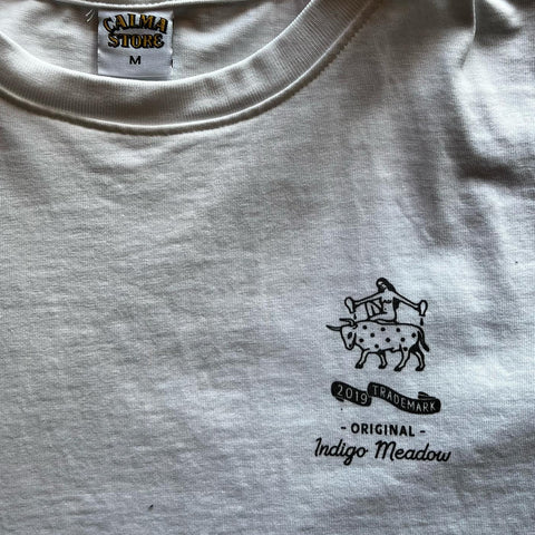 ◤Indigo Meadow◢Shoot You organic cotton T-shirt