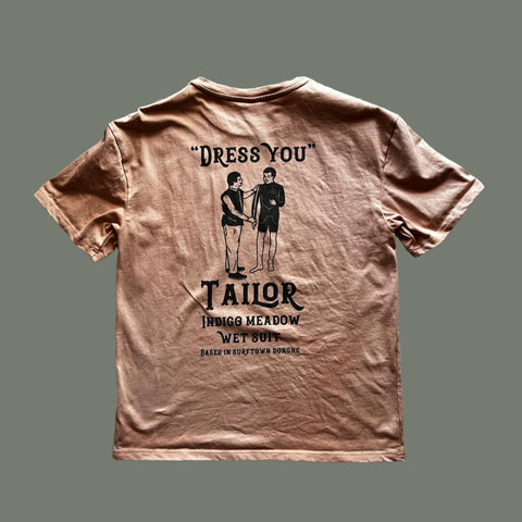 ◤Indigo Meadow◢ Dress You Tailor organic cotton T-shirt