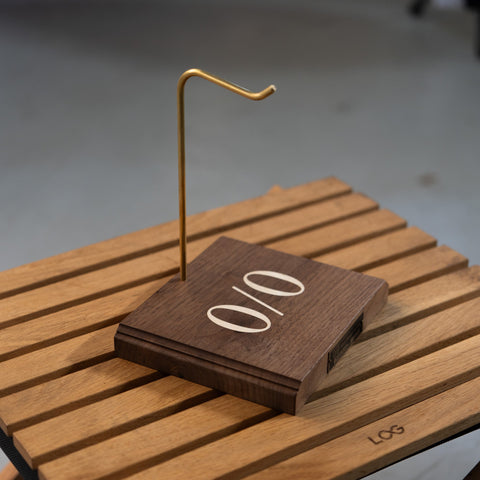 j unique wood × neru design works lamp stand