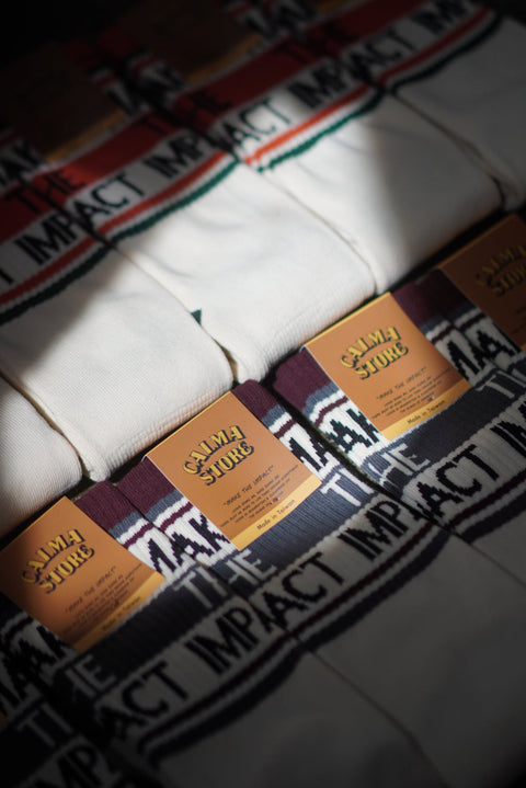 CALMA STORE "MAKE THE IMPACT" ORIGINAL SOCKS 兩色