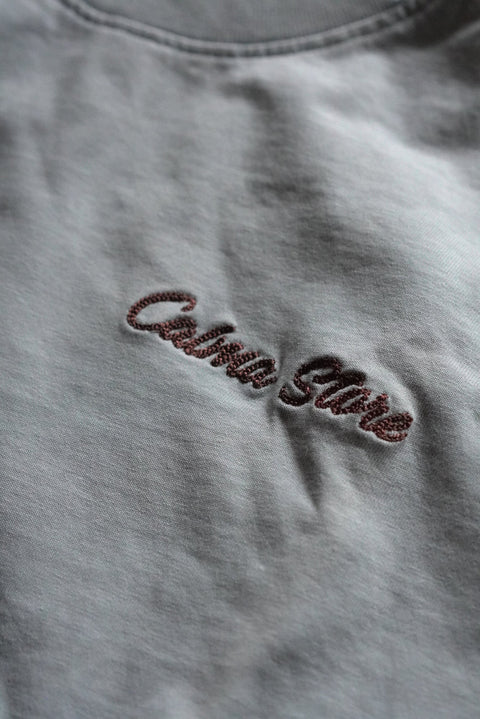ORGANIC COTTON T "CAMP BUSINESS"  Blue