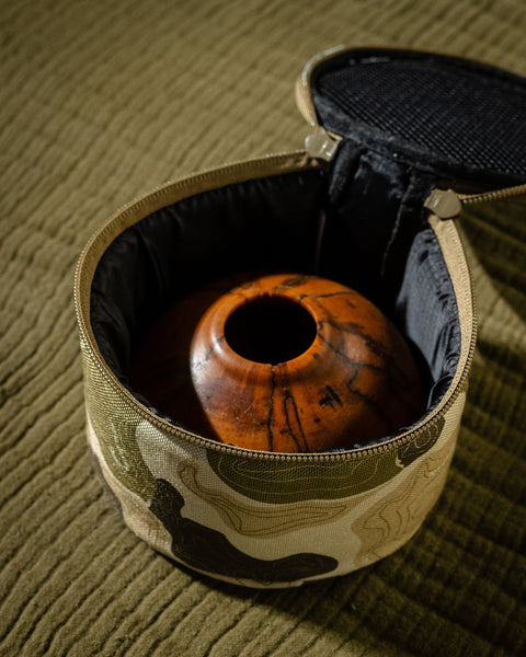 neru design works Kozara case TOPO camo 圓桶收納包