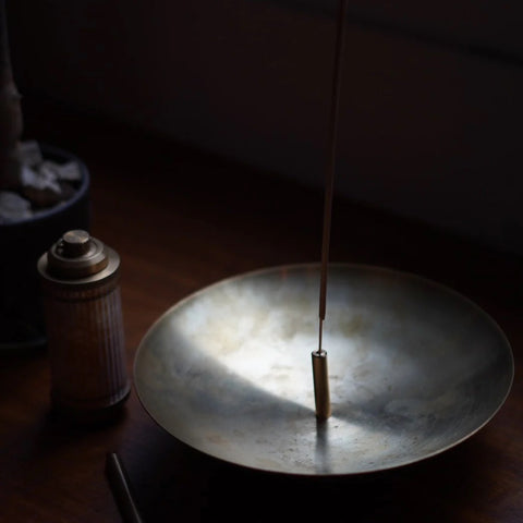 線香座+燈罩/線香盤 套組｜Incense Holder & Base + Shade&Dish