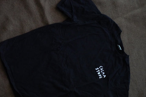 GRAPHIC TEE "石虎" BLACK