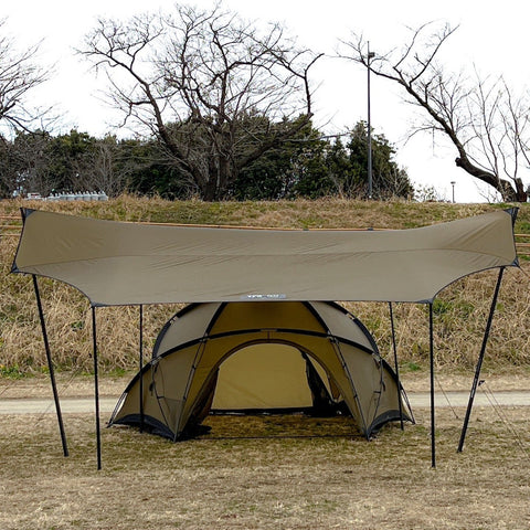 Special offer : NERU Hillside tarp 天幕 (藍色/沙色）
