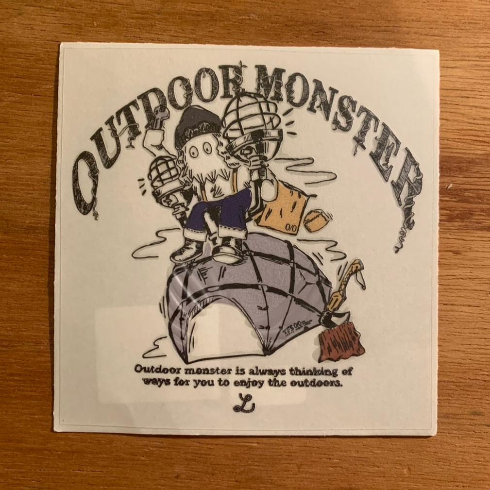 neru design works アウトドアモンスター ネルモンスター neru design works x outdoor monster 轉印貼紙– Calma Store At Dawn