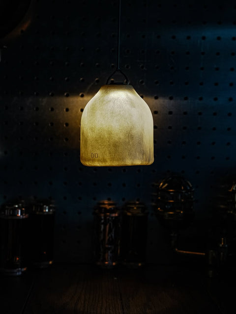 //neru design// Leather tulip light shade 鬱金香形
