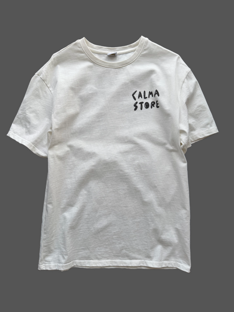 ORGANIC COTTON GRAPHIC TEE "石虎" WHITE