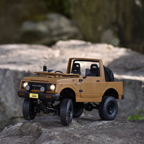 WPL Suzuki Jimny C74-1 RTR JA11C 遙控吉普車敞篷款 棕色/紅色/白色