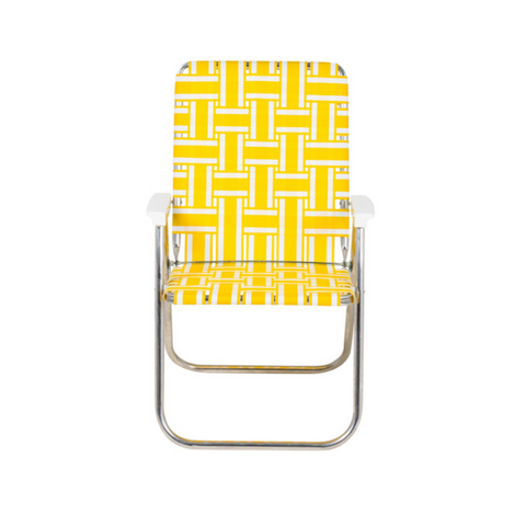 【LAWN CHAIR】YELLOW AND WHITE STRIPE 檸檬黃 CLASSIC CHAIR 預購