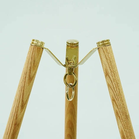 【Manners Maketh Man x YSGMS】Transnational joint solid wood triangle light stand gold upgrade version