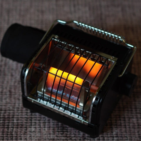 Shank Heater Solo Gas Stove Texture Black