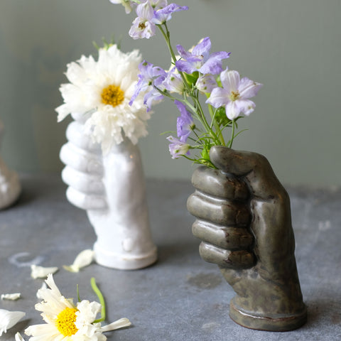 small hand pottery vase