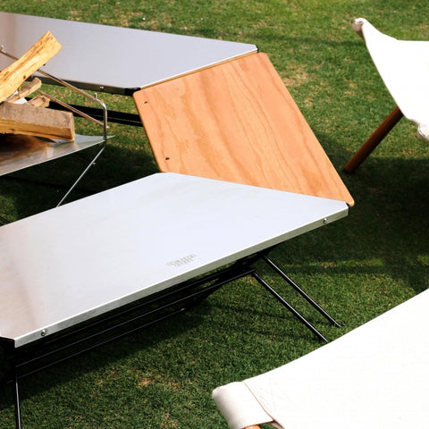 【HangOut】Arch Table Deformation Table (Stainless Steel)