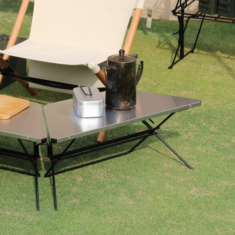 【HangOut】Arch Table Deformation Table (Stainless Steel)